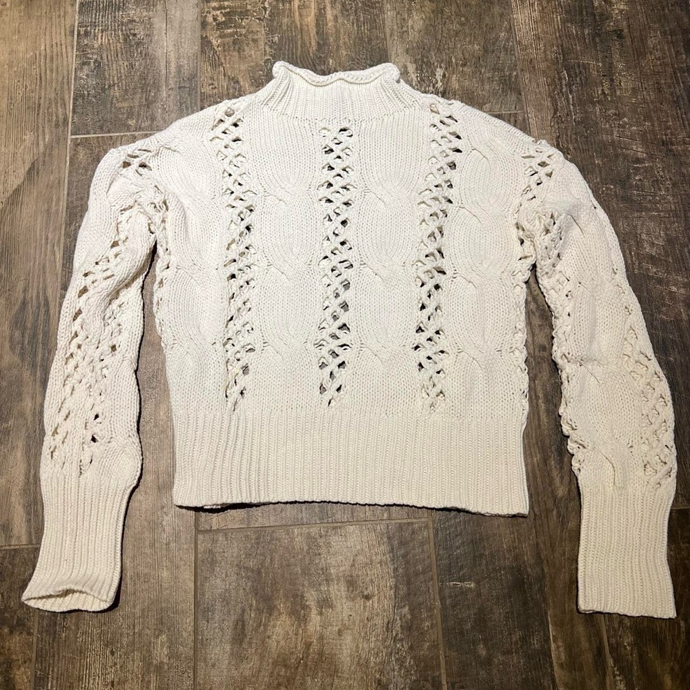 Express Chunky Cable Knit Sweater